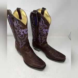 TCU Horned Frogs Men's Board Room Gameday Boots SZ 15